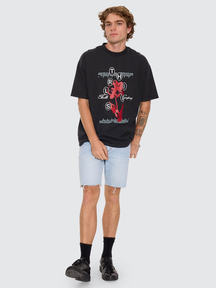 Bones Denim Short - Light Ash Blue 28