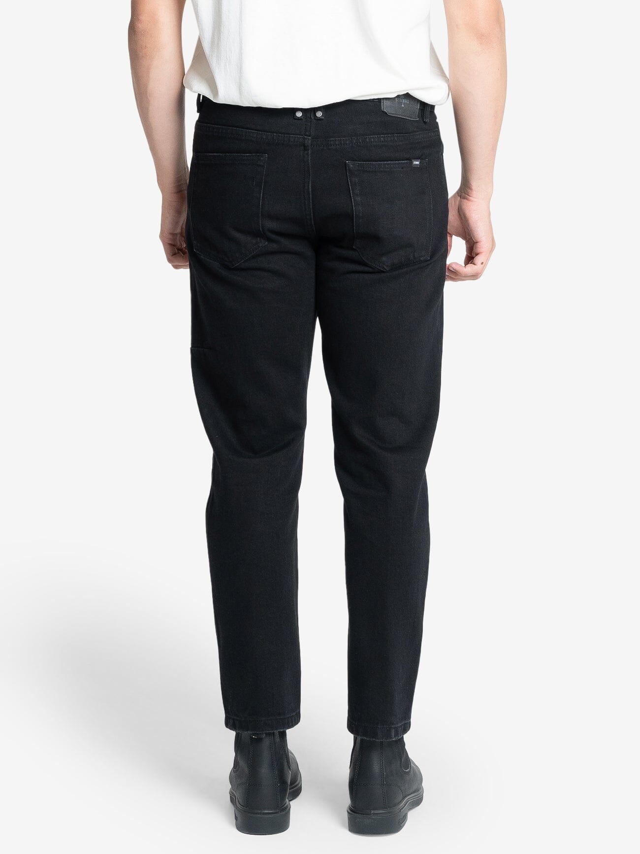 【2plan】Harvey striped black pintuck denim 2plan】Harvey striped black pintuck denim