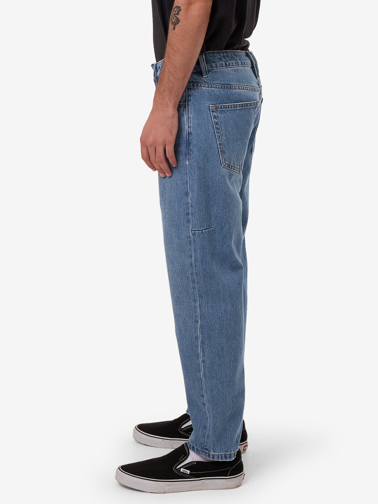 Chopped Denim Jean - Dark Dust Blue