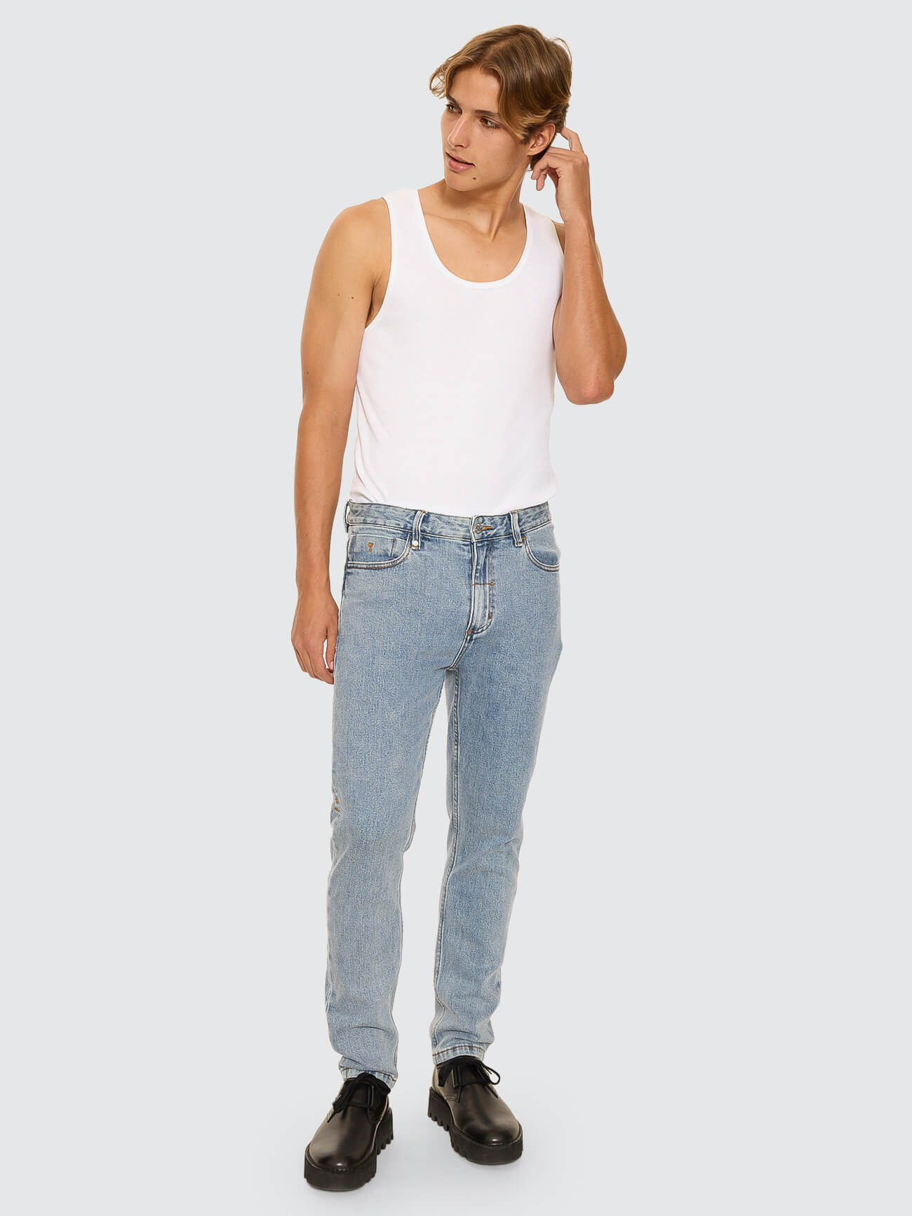 Bones Slim Denim Jean - Garage Blue 28