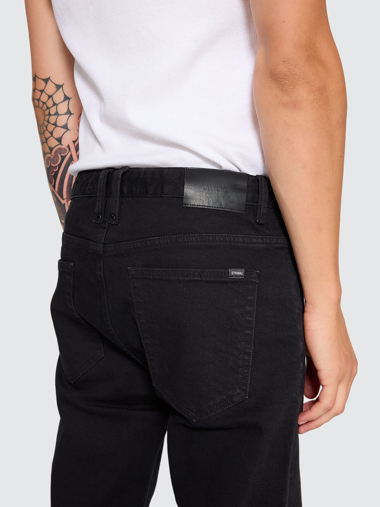 Bones Slim Denim Jean - Vinyl Black