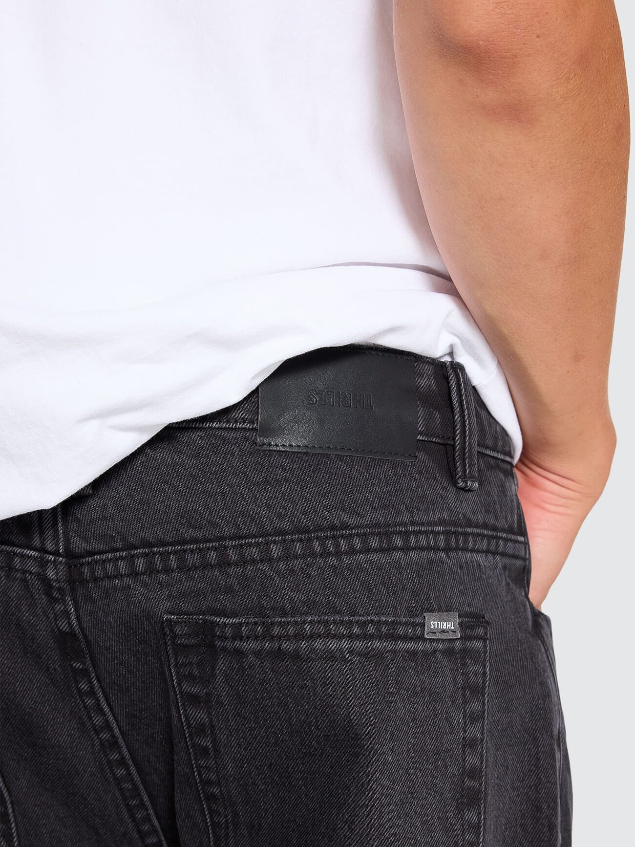 Slacker Relaxed Denim Jean - Aged Black 28