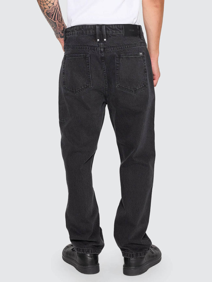Slacker Relaxed Denim Jean - Aged Black 28