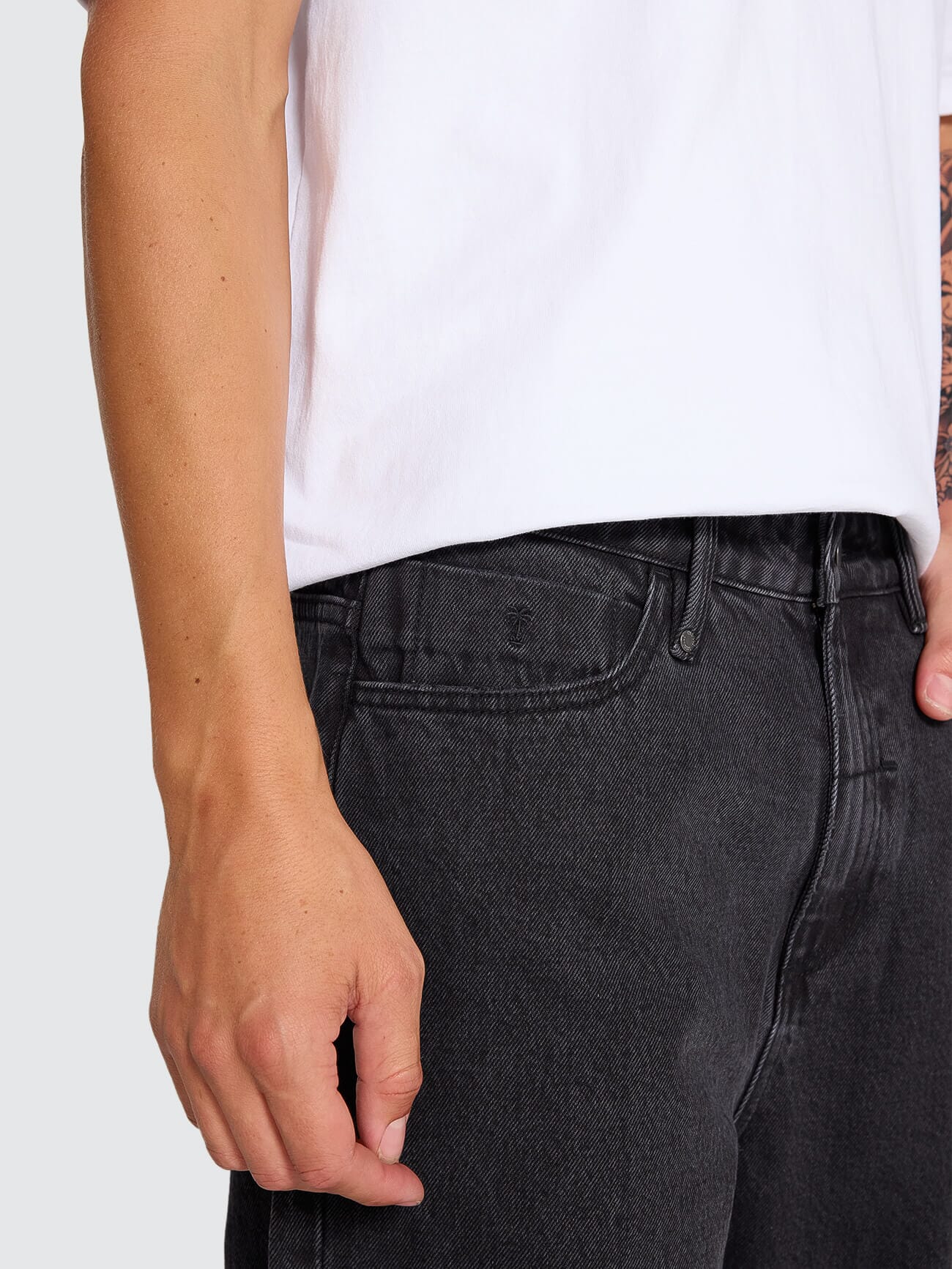 Slacker Relaxed Denim Jean - Aged Black 28