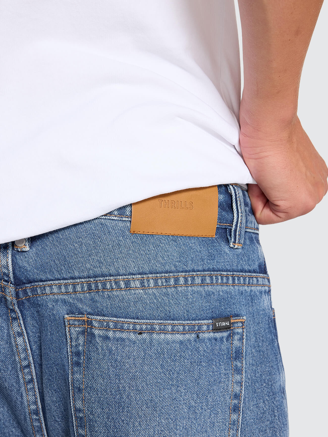 Slacker Relaxed Denim Jean - Darker Dust Blue