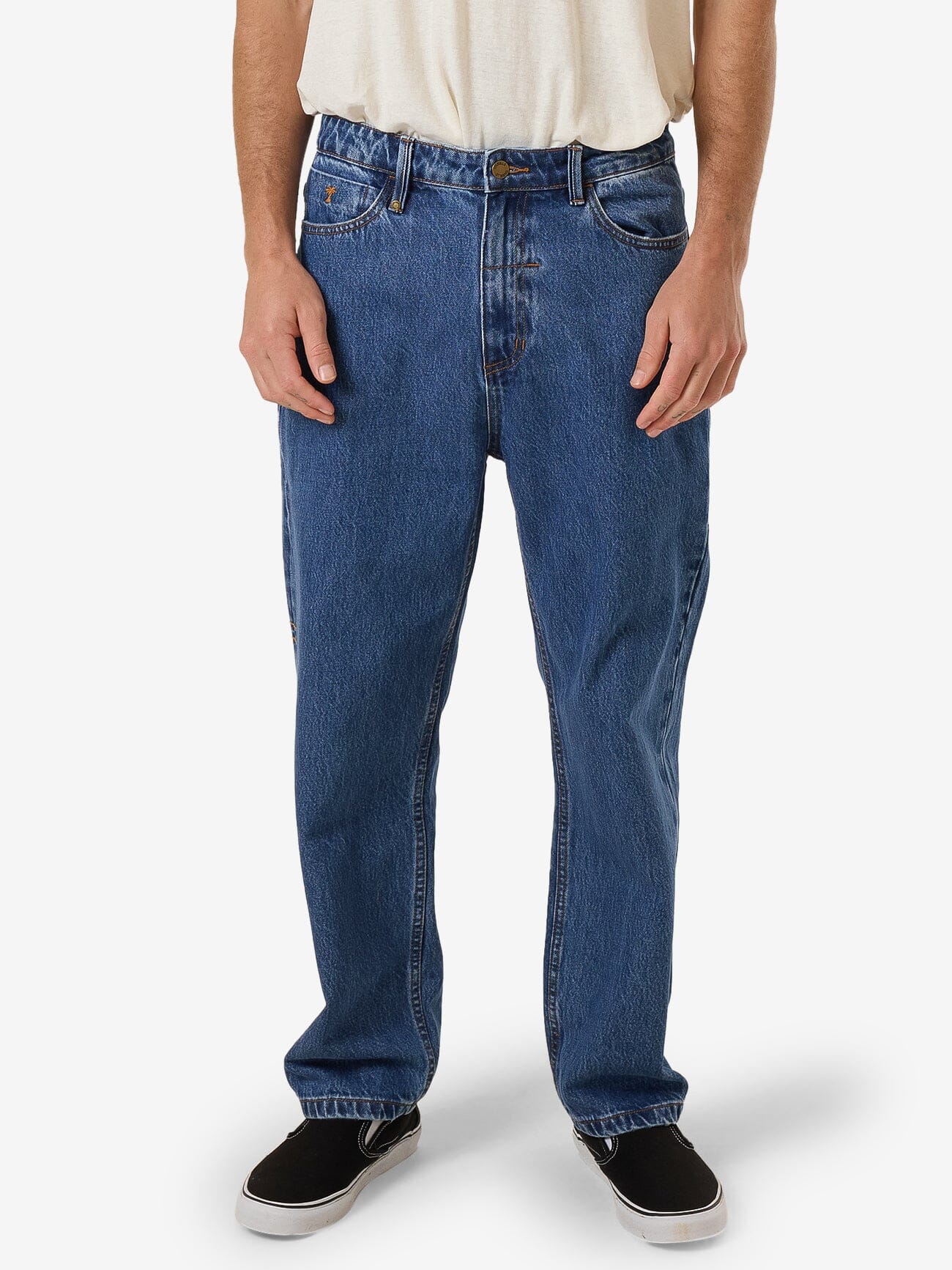 Slacker Denim Jean - Double Rinsed Blues 28