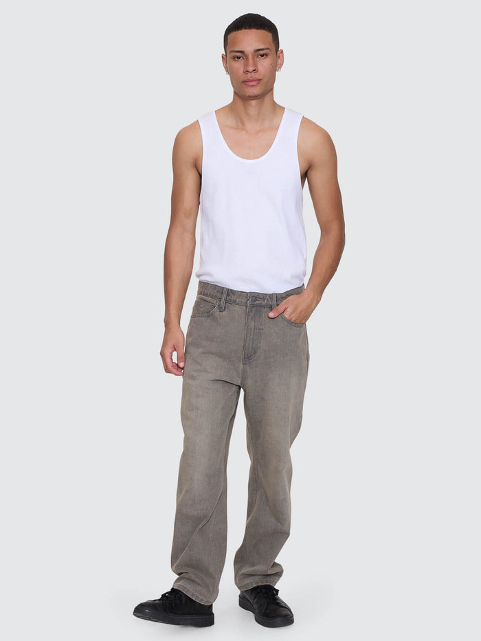 Slacker Relaxed Denim Jean - New Grey 26