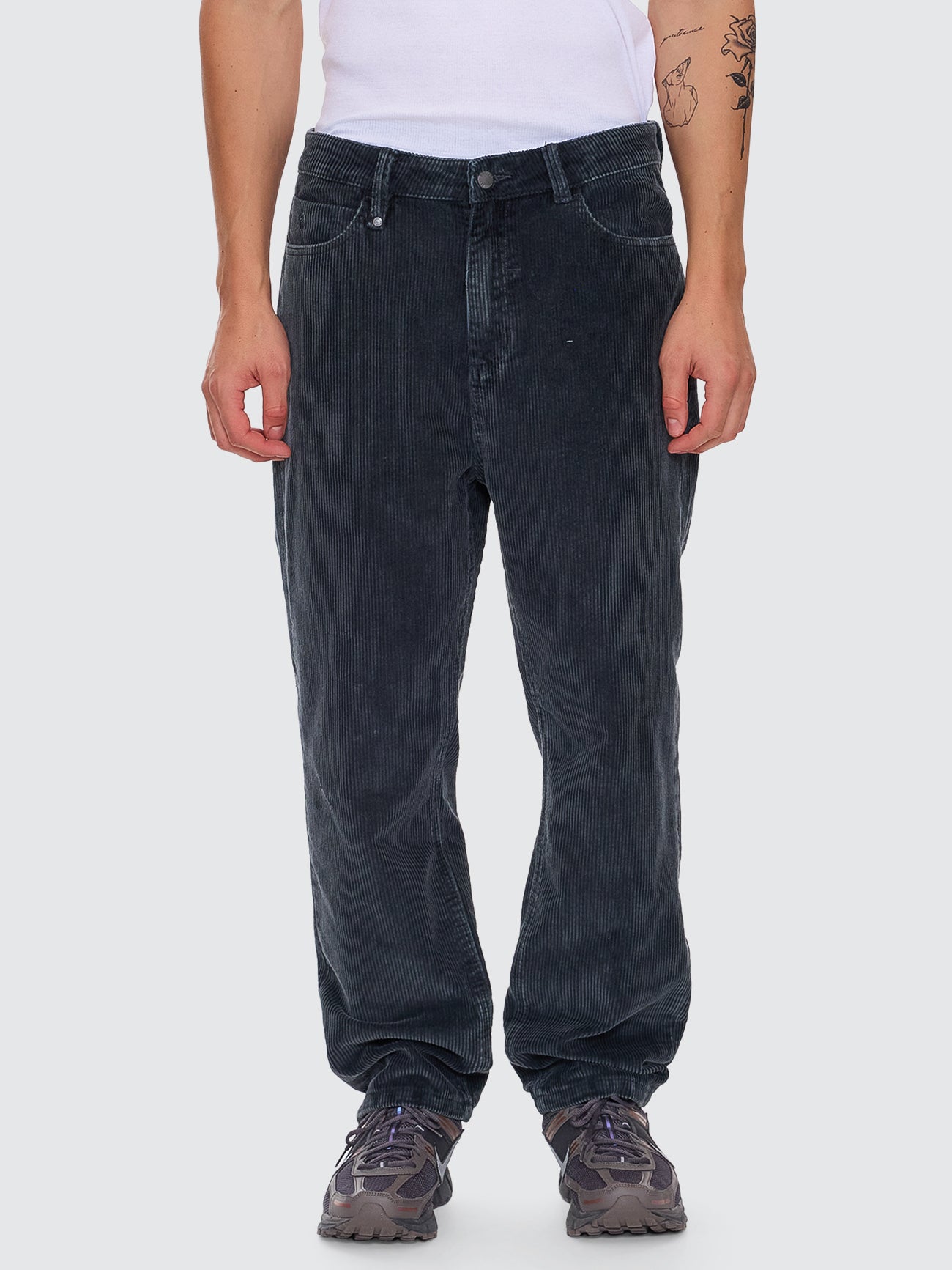 Slacker Relaxed Cord Jean - Ebony 28
