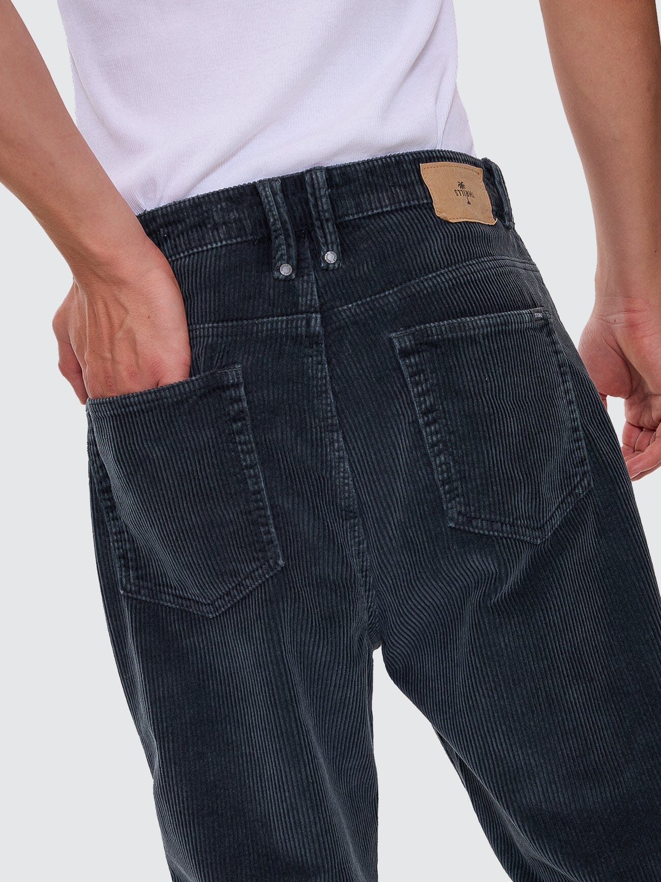 Slacker Relaxed Cord Jean - Ebony 28