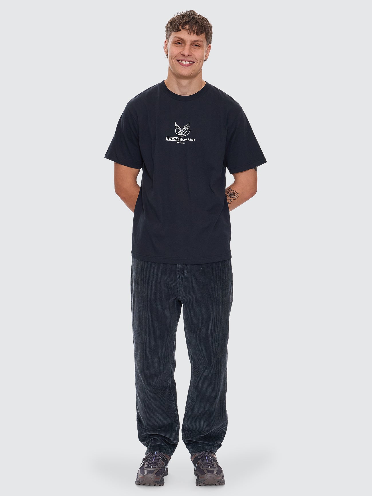 Slacker Relaxed Cord Jean - Ebony 28