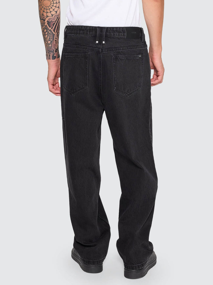 Big Slacker Baggy Denim Jean - Aged Black 28