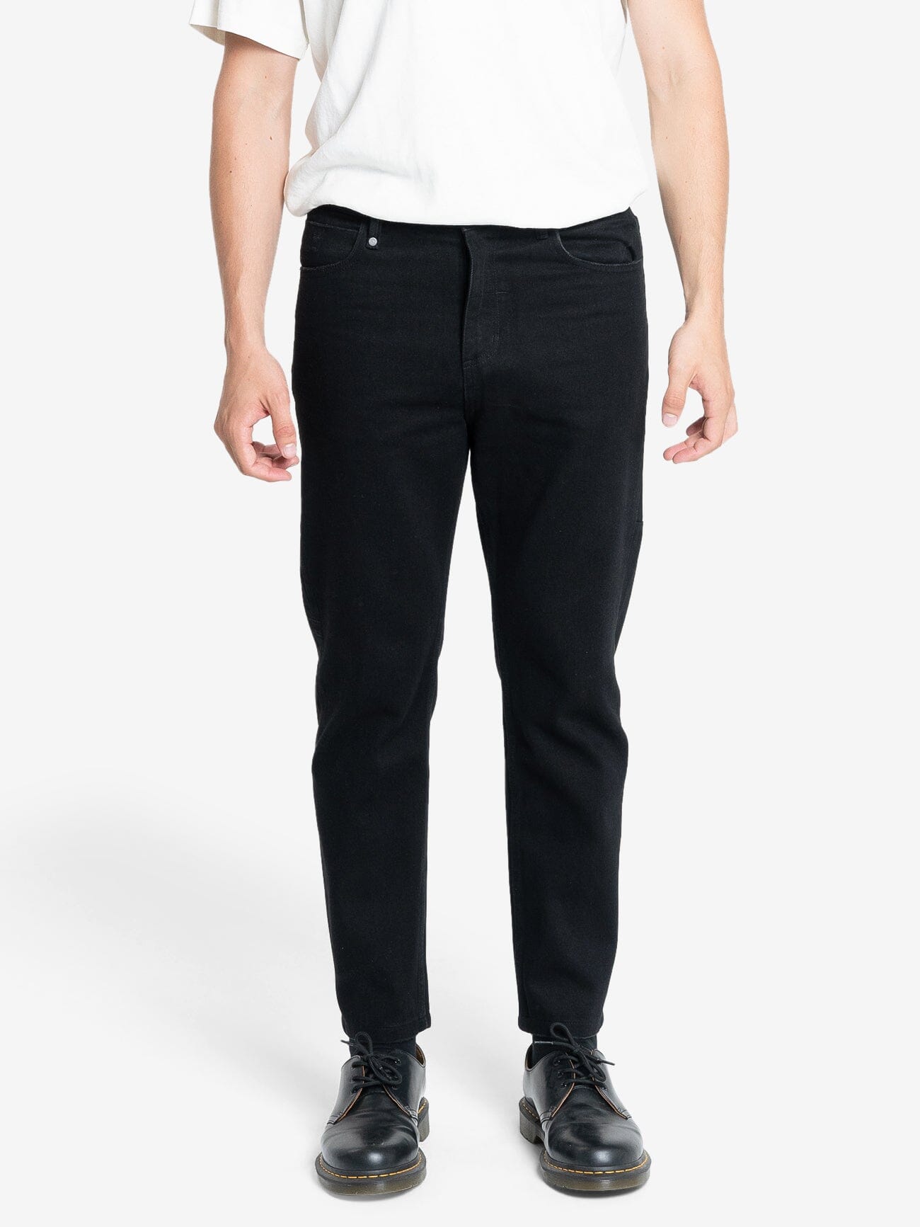 Straight Line Denim Jean - Black Rinse 28