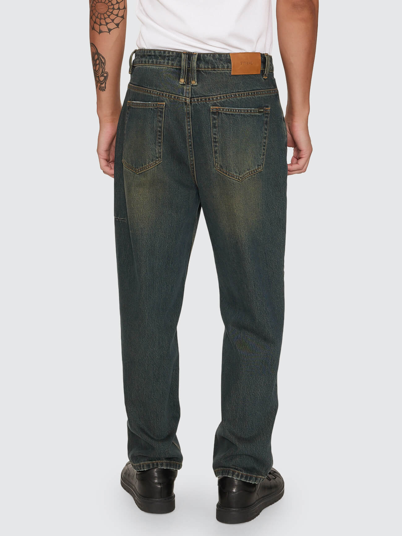 Mid Slacker Relaxed Denim Jean - Dirty Garage 26