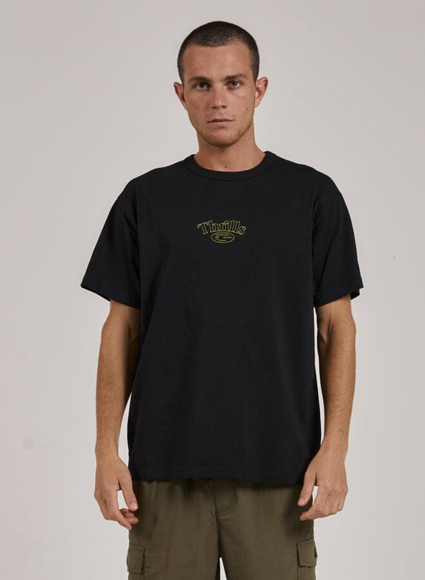 Reaction Box Fit Tee - Washed Black