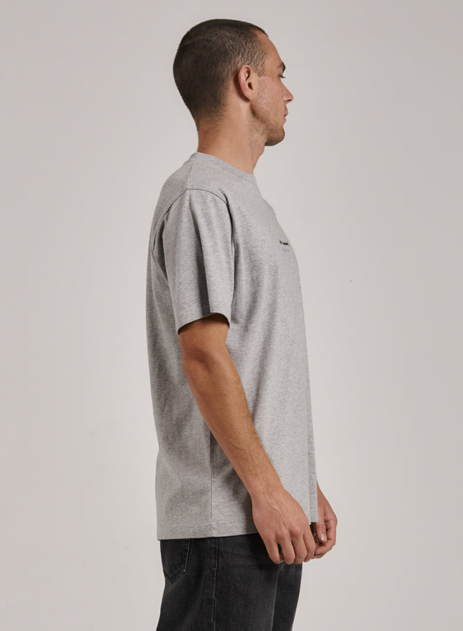 Above As Below Merch Fit Tee - Grey Marle