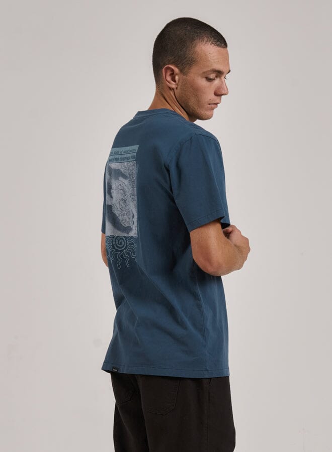 Natural Cooperation Merch Fit Tee - New Teal