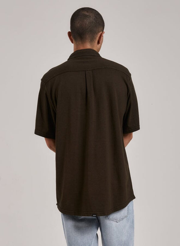 Hemp Thrills Oversized Short Sleeve Jersey Shirt - Tarmac