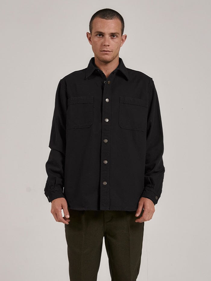 Control Overshirt - Black | Thrills Co. | Thrills Co.