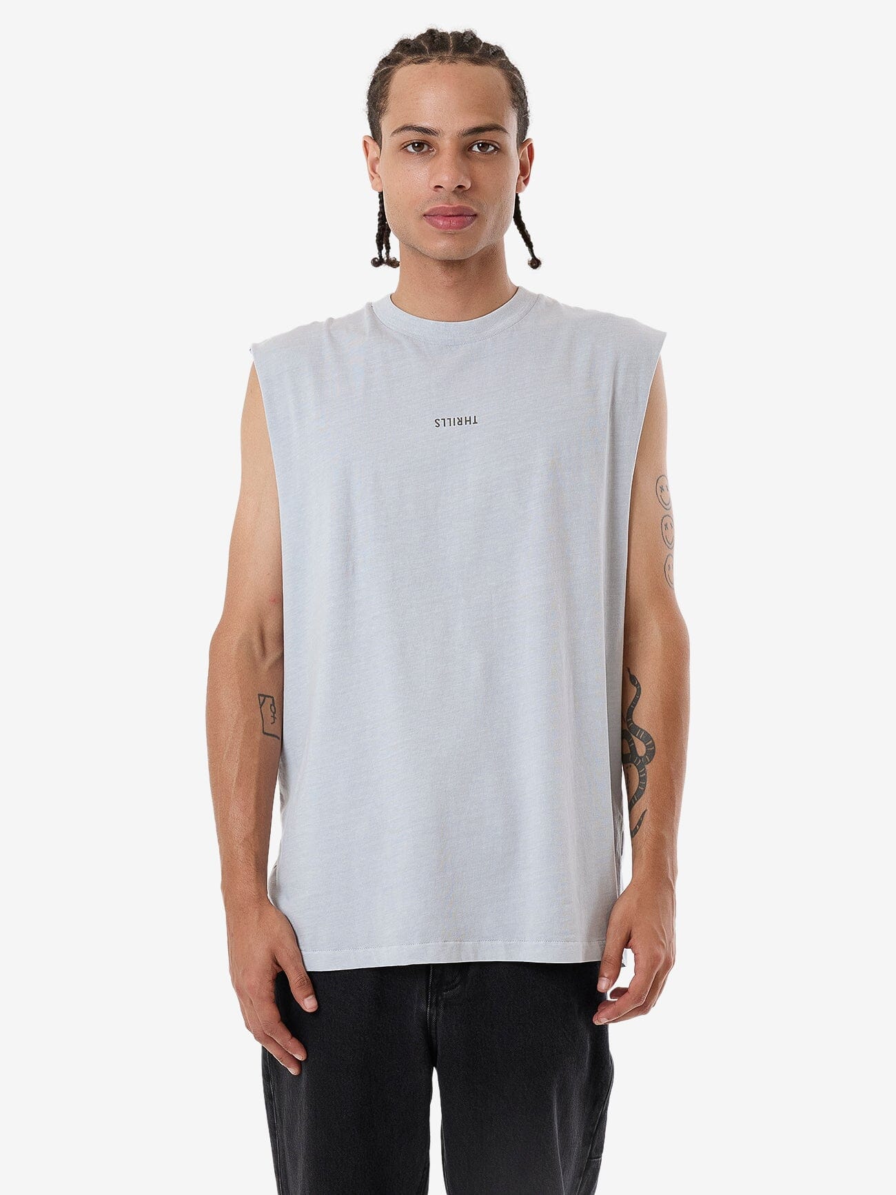 Minimal Thrills Merch Fit Muscle Tee - Iceberg XS