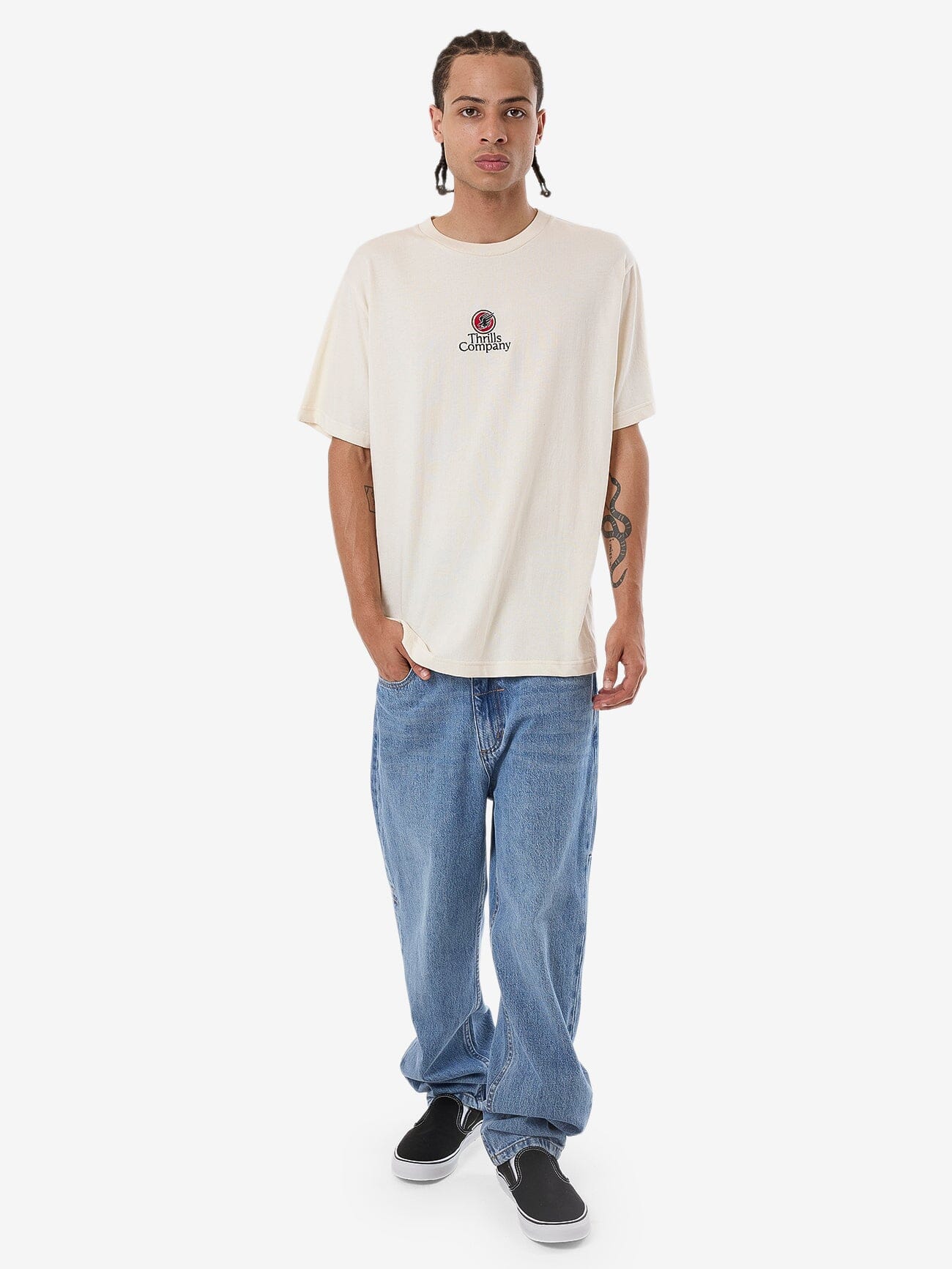 Airborne Merch Fit Tee - Unbleached XS