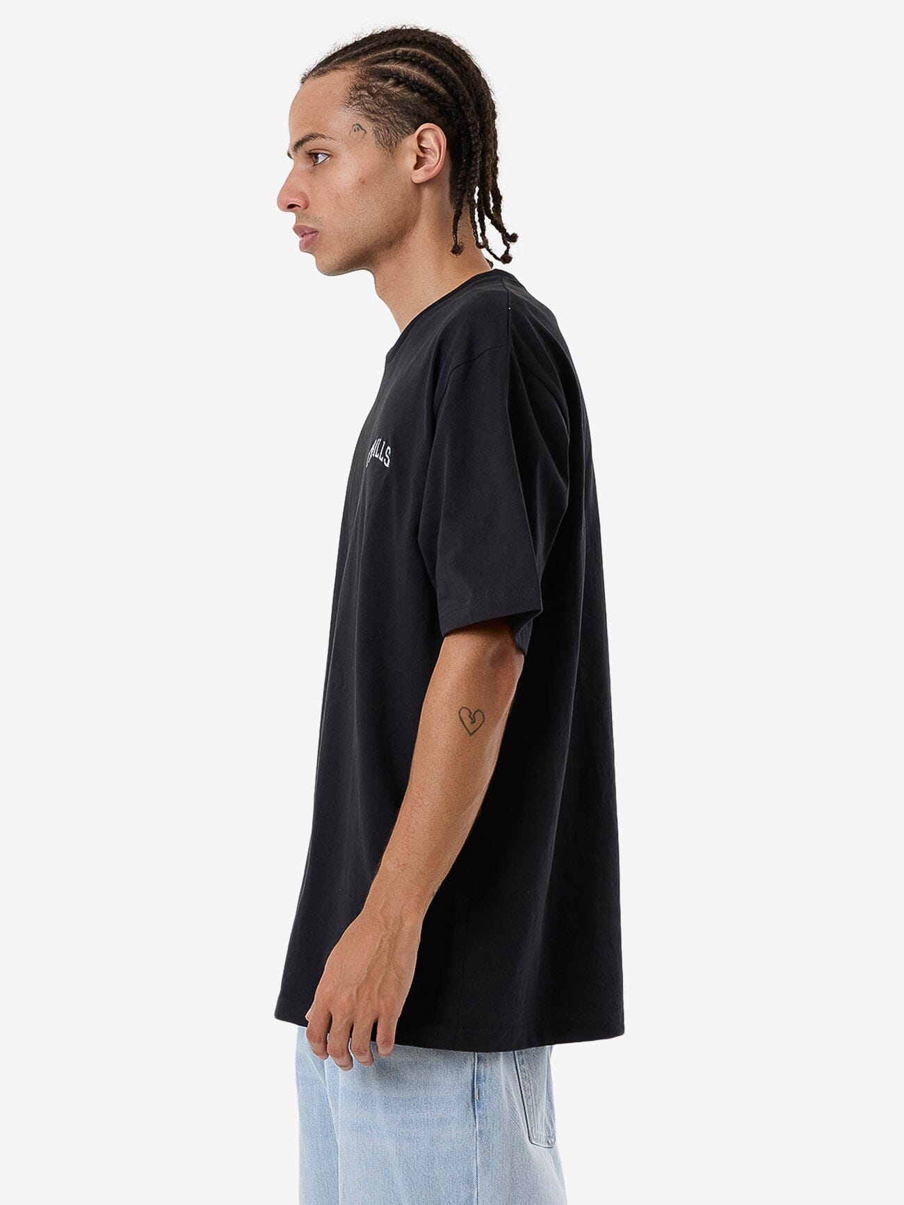 Believe Oversize Fit Tee - Black XS