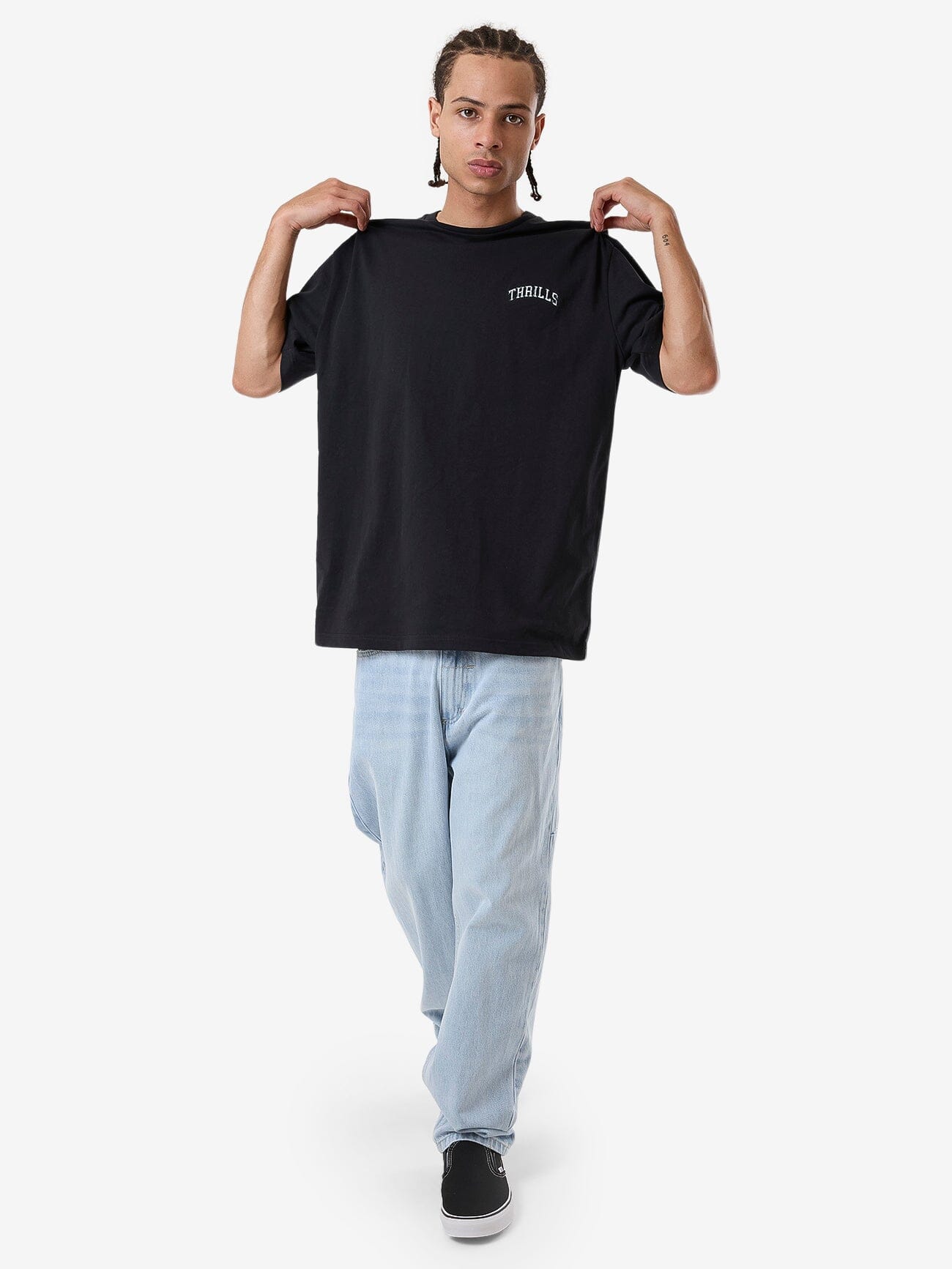 Believe Oversize Fit Tee - Black XS