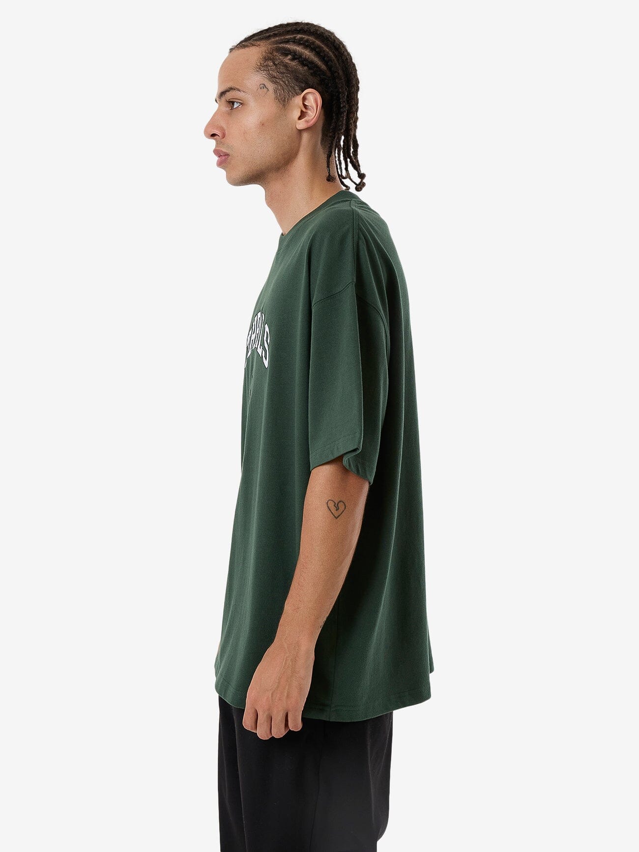 Hard Knocks Box Fit Oversize Tee - Sycamore XS