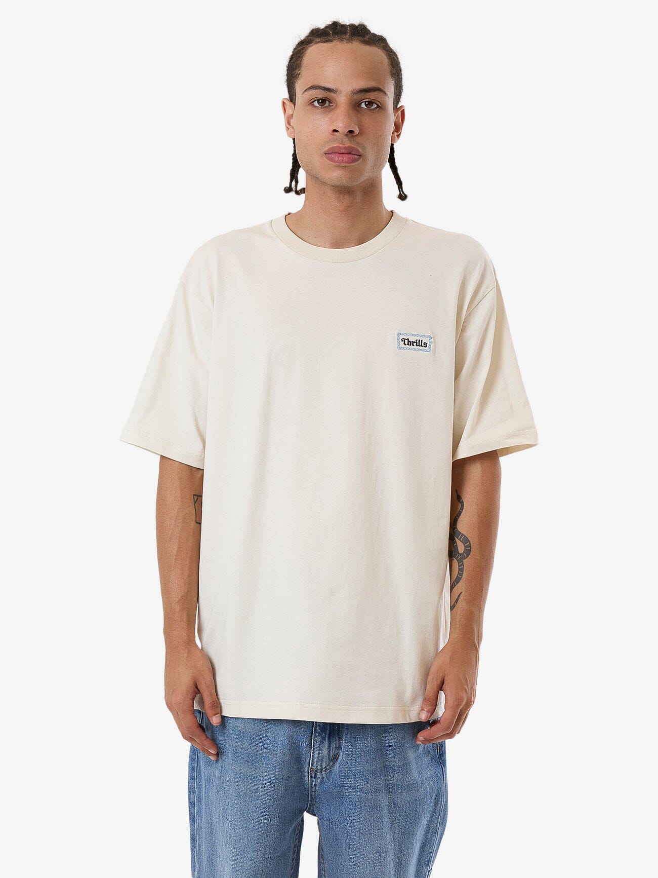 Terrace Oversize Fit Tee - Heritage White XS