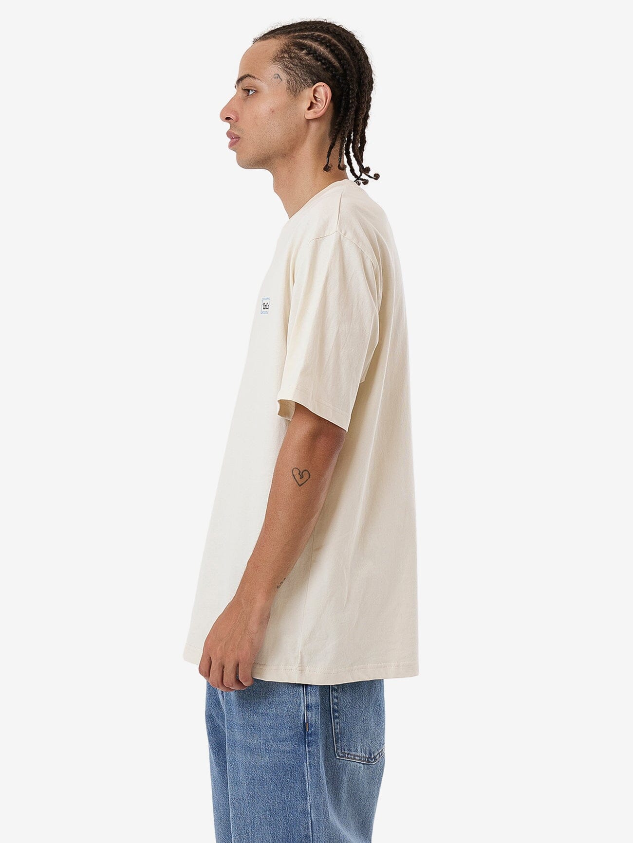 Terrace Oversize Fit Tee - Heritage White XS