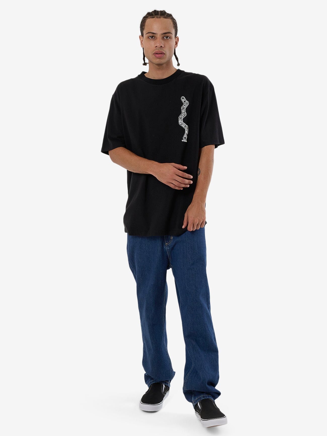 Chain Of Disorder Oversize Fit Tee - Black XS