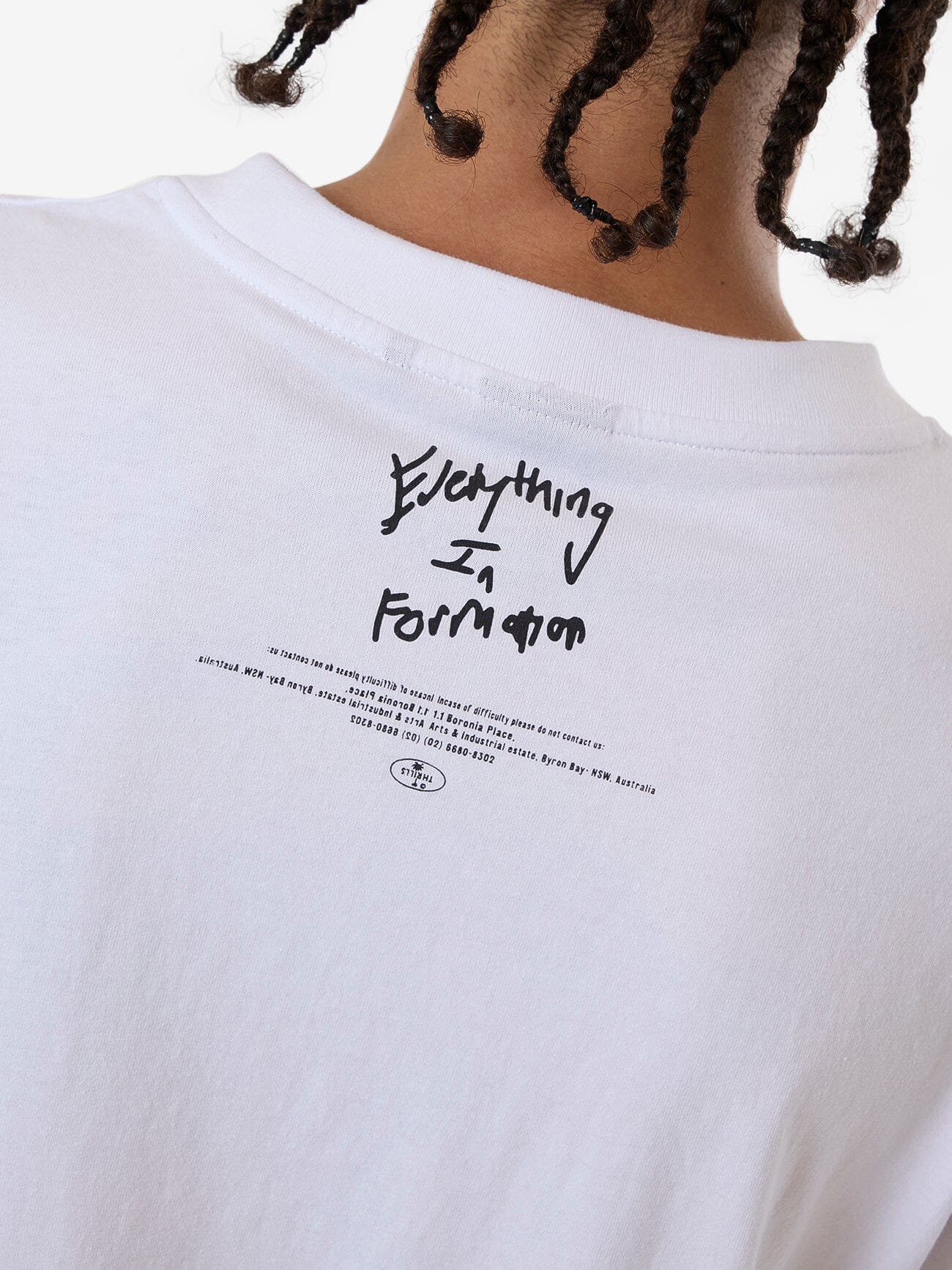 Everything In Formation Merch Fit Tee - White XS