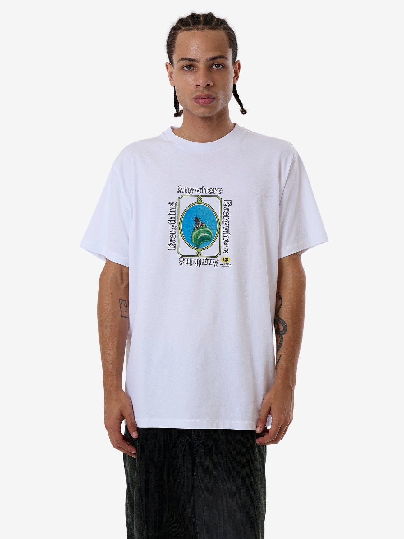 Anytime Merch Fit Tee - White XS