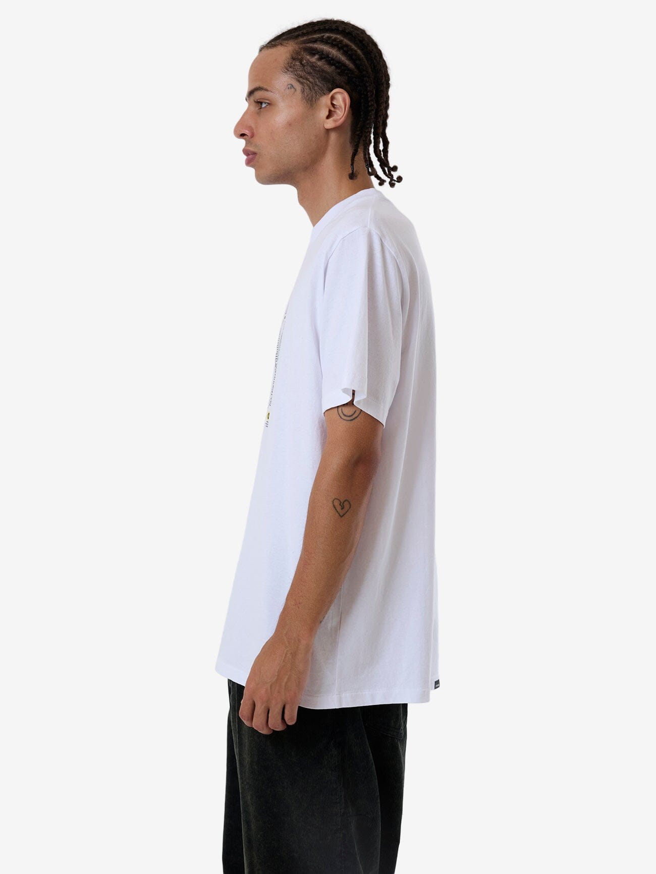 Anytime Merch Fit Tee - White XS