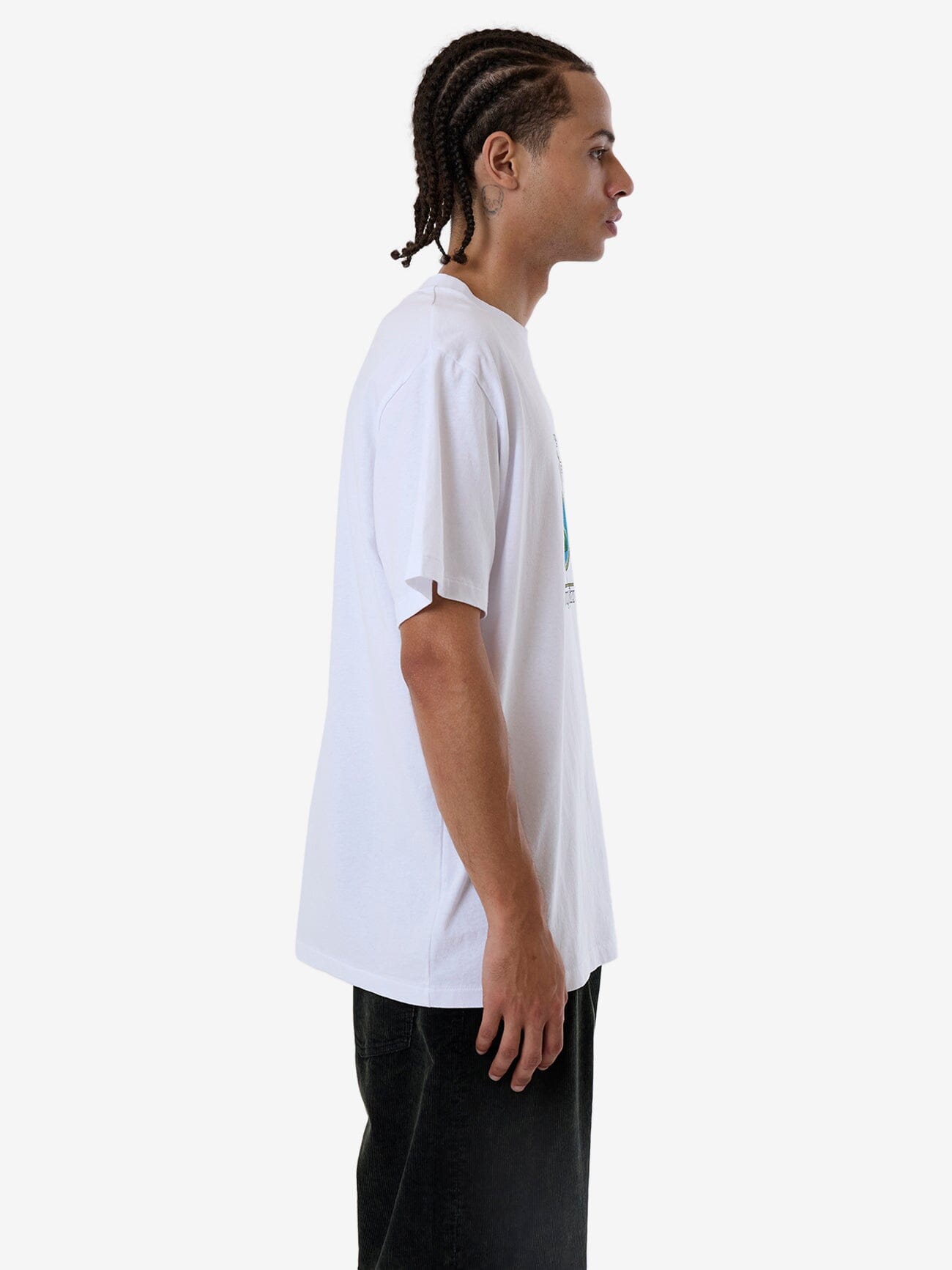 Anytime Merch Fit Tee - White XS