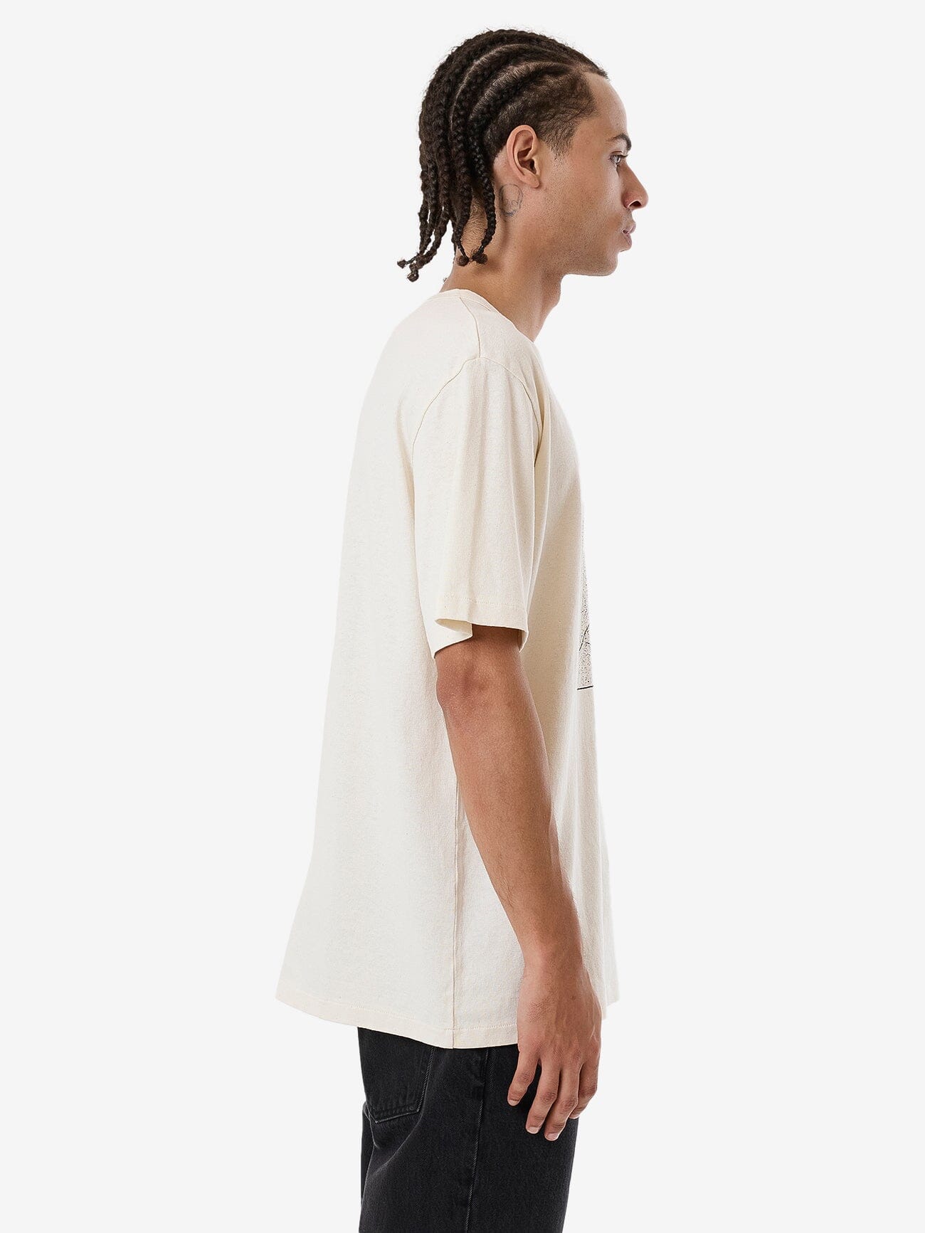 Hemp Transformation Merch Fit Tee - Unbleached XS