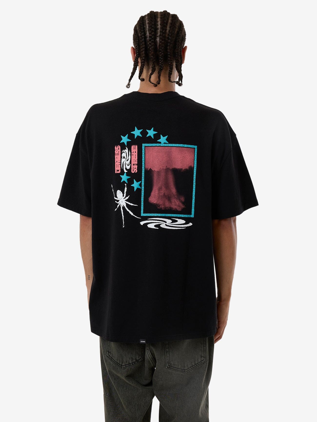 Firestarter Box Fit Oversize Tee - Black XS