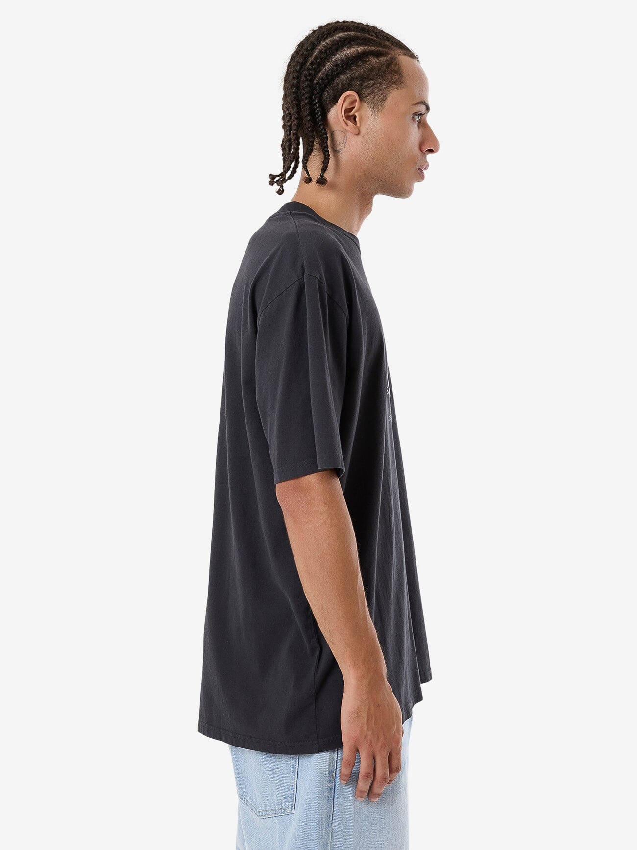 Lunacy Delusions Oversize Fit Tee - Washed Black XS