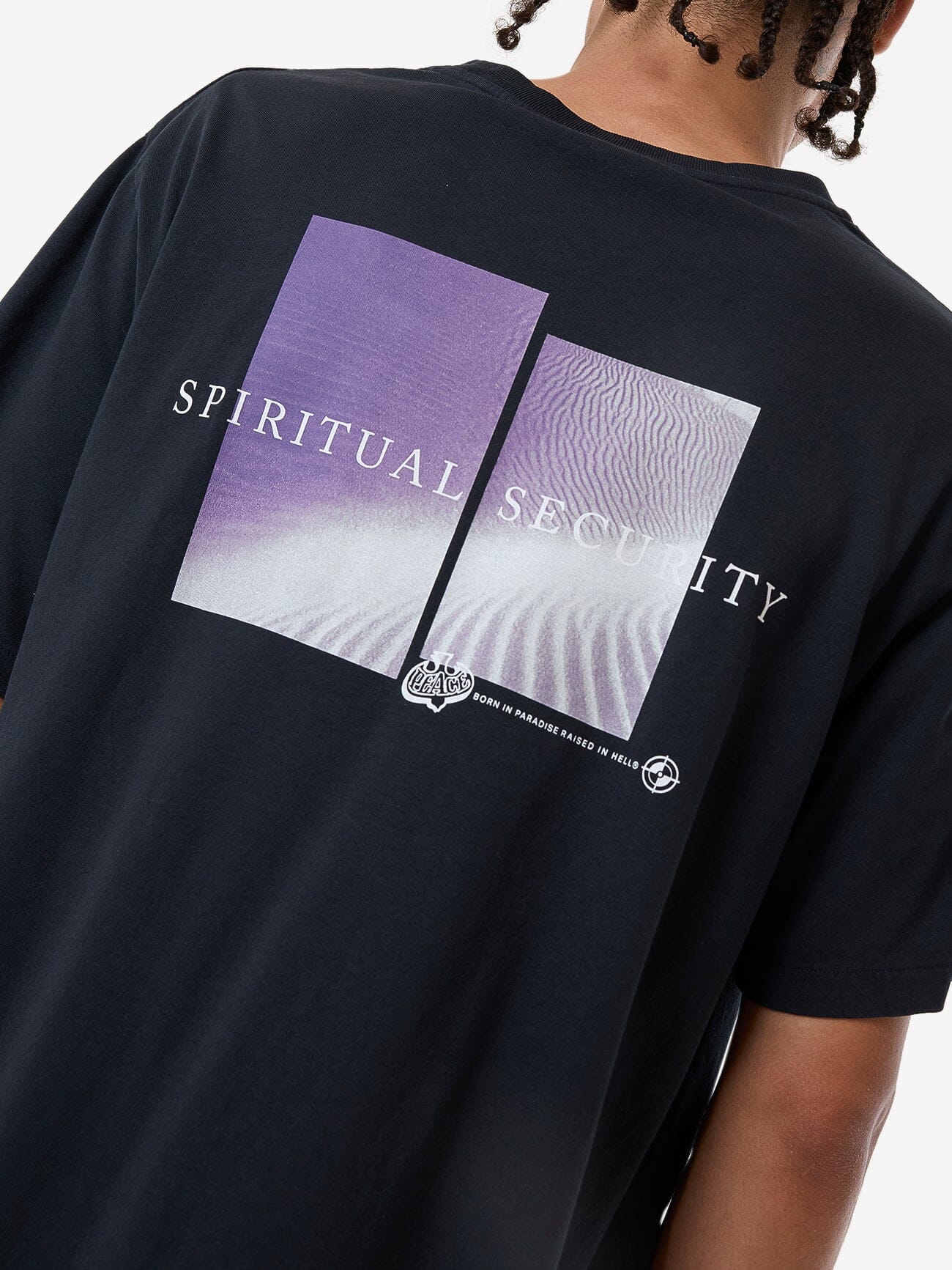 Shifting Sands Merch Fit Tee - Twilight Black XS