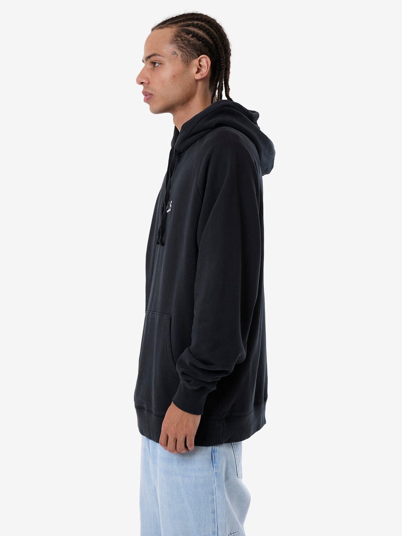 In Bloom Raglan Pull On Hood - Twilight Black XS