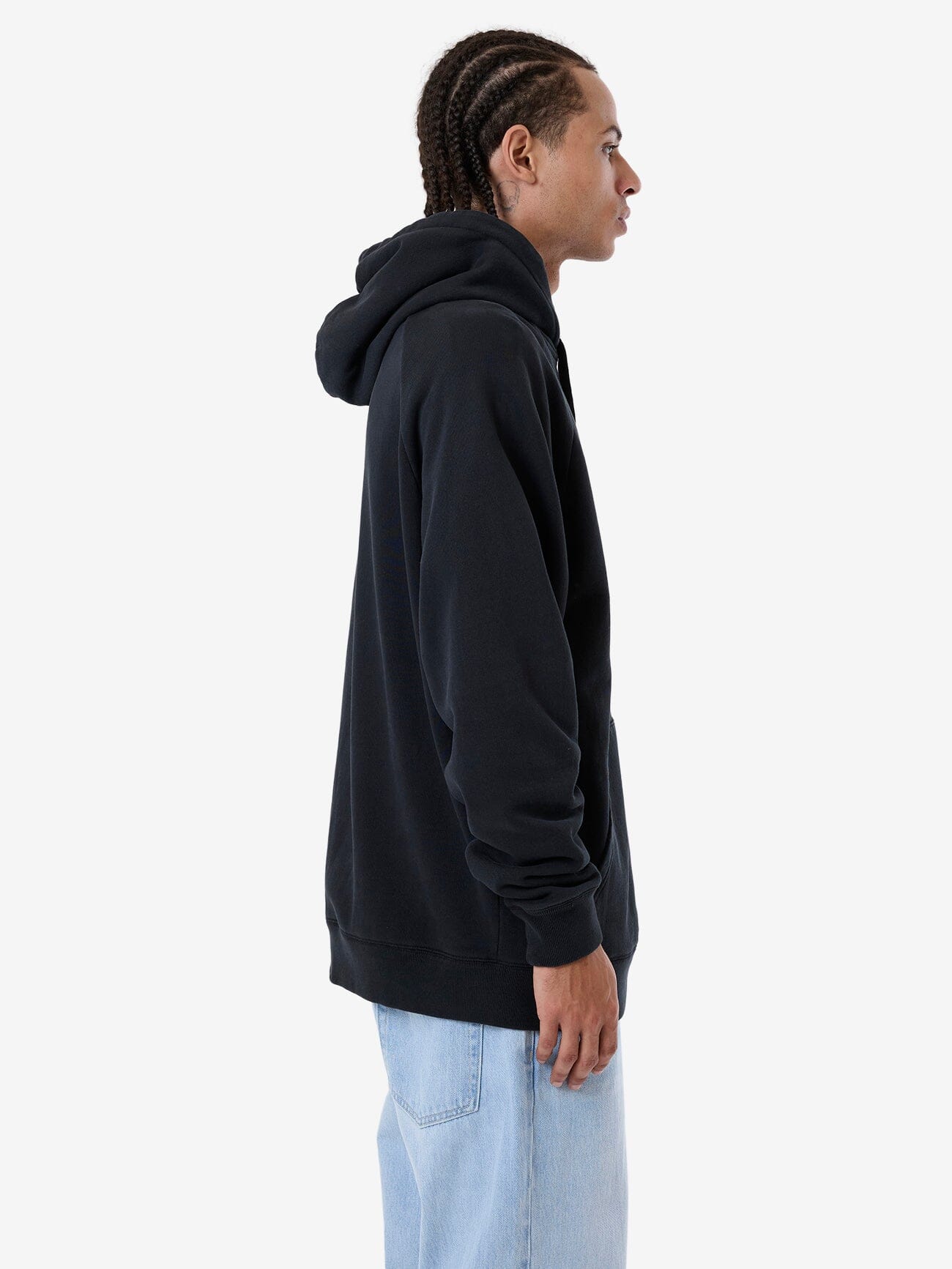 In Bloom Raglan Pull On Hood - Twilight Black XS