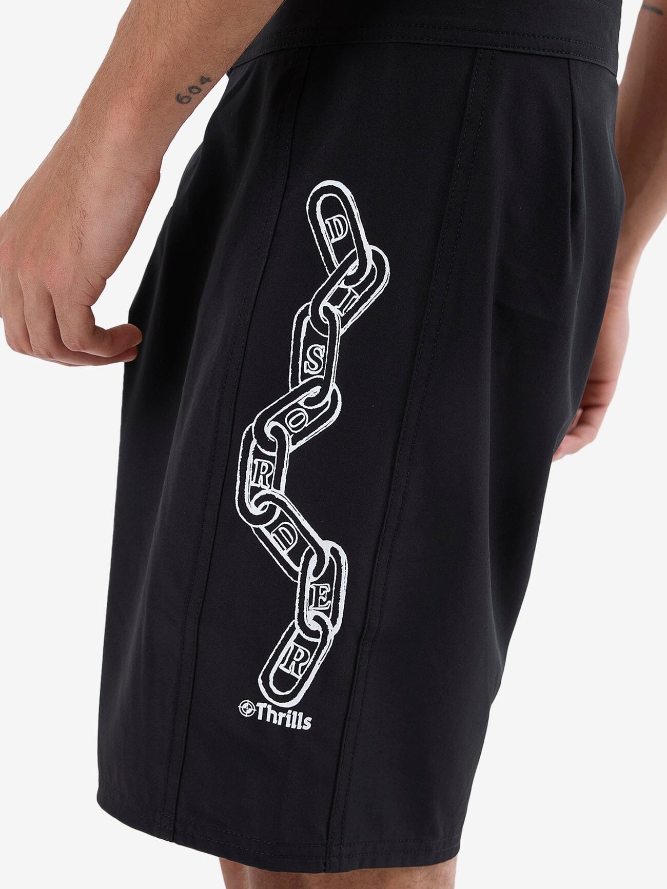 Chain Of Disorder Boardshort - Black 28