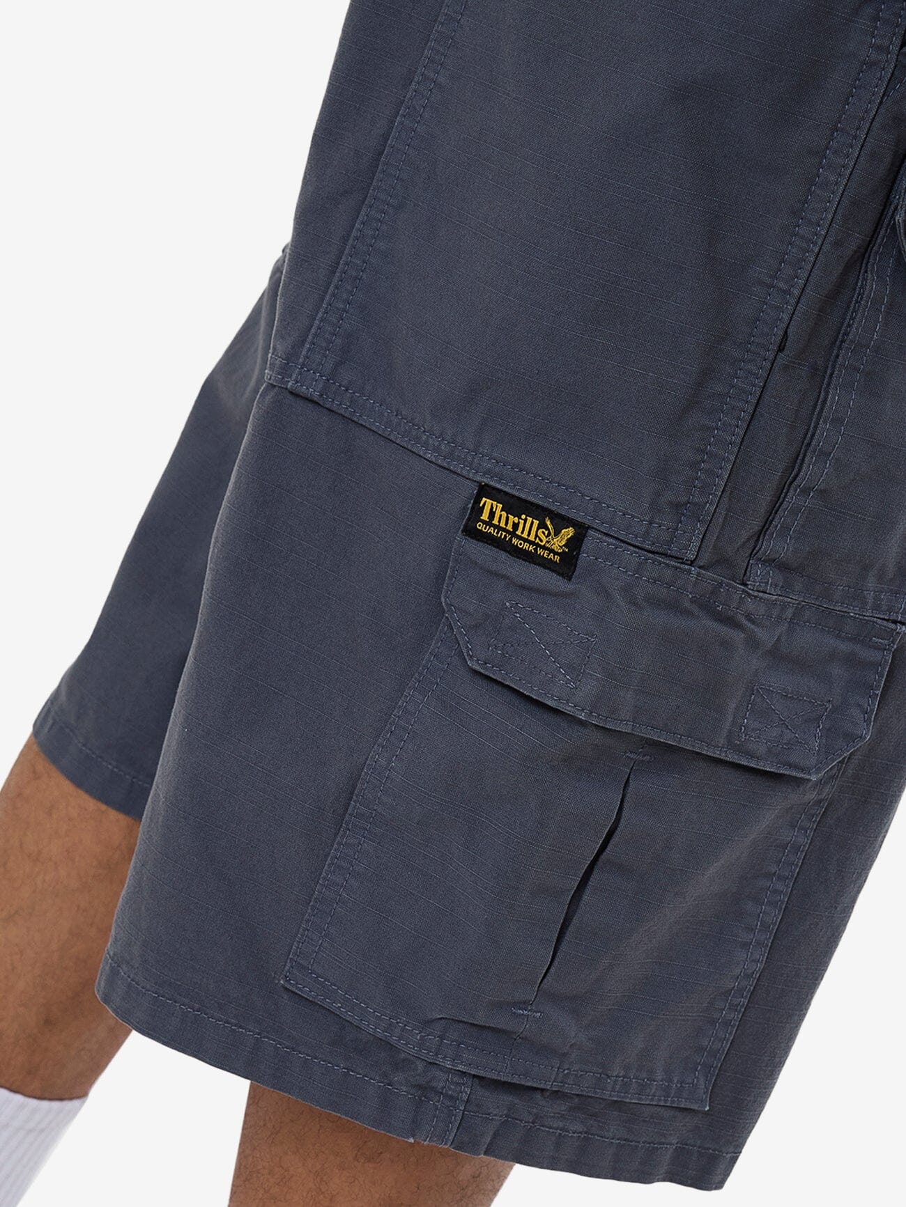 Big Slacker Union Utility Short - Light Petrol 28