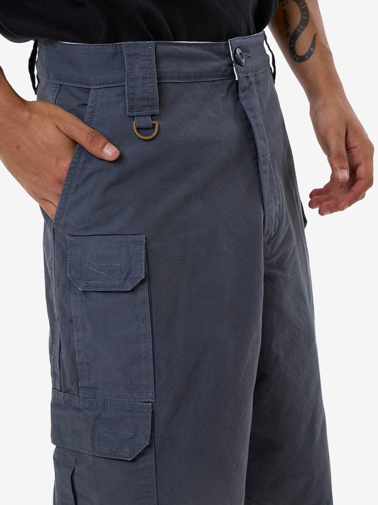 Big Slacker Union Utility Short - Light Petrol 28