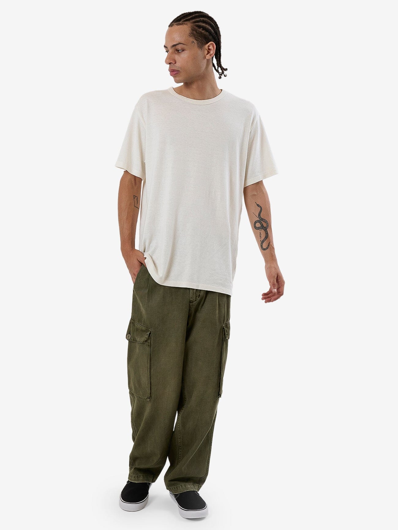 Issued Big Slacker Cargo Pant - Grape Leaf 28