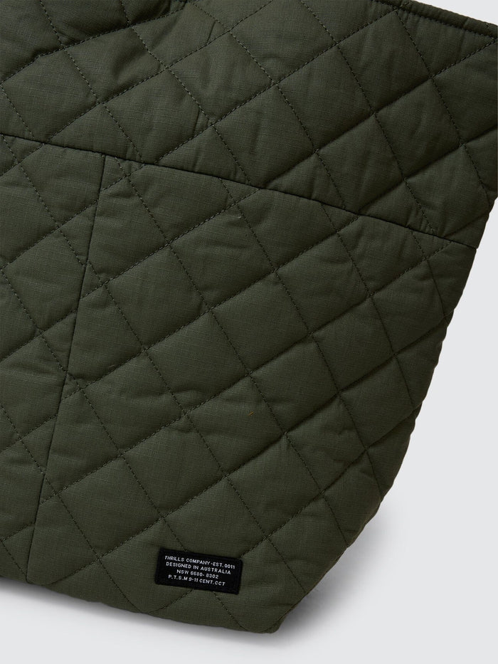 Thrills Military Ripstop Tote - Army Green