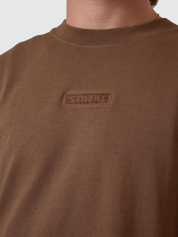 Superior Thrills Box Fit Oversize Tee - Trader Brown XS