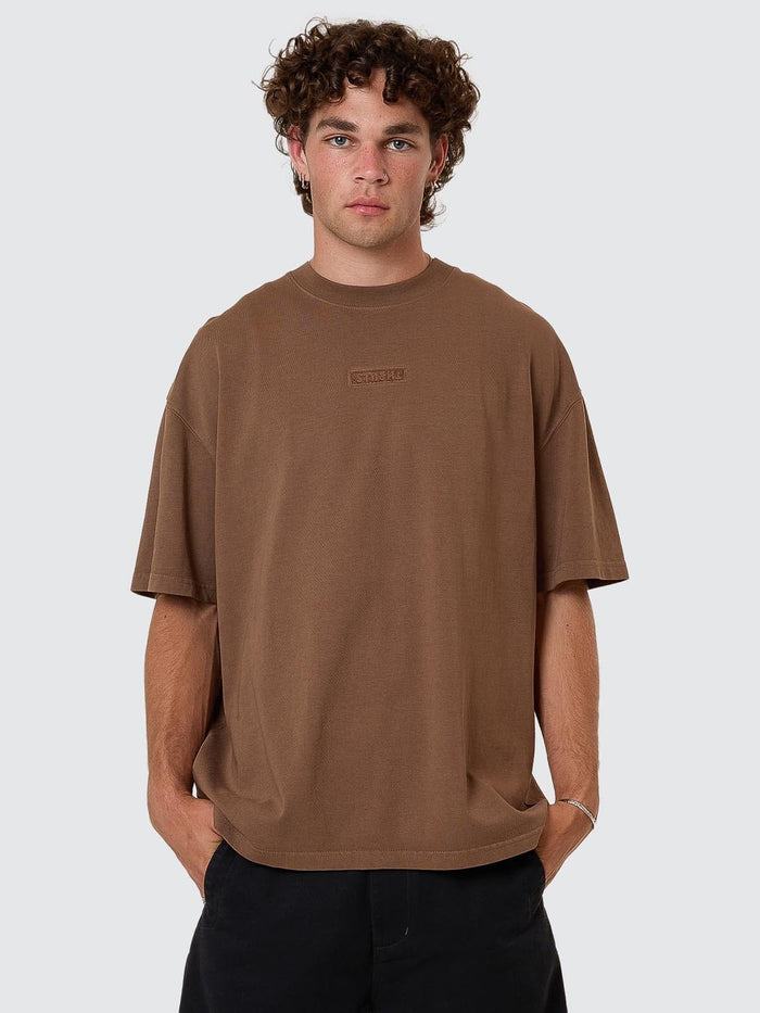 Superior Thrills Box Fit Oversize Tee - Trader Brown XS