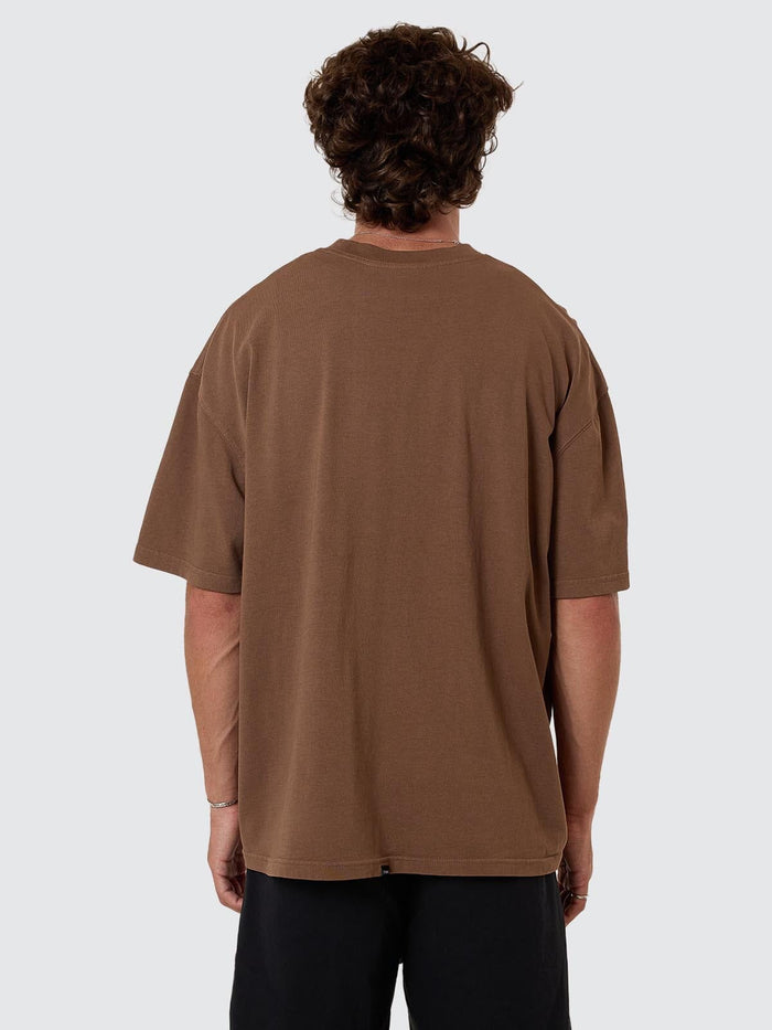 Superior Thrills Box Fit Oversize Tee - Trader Brown XS