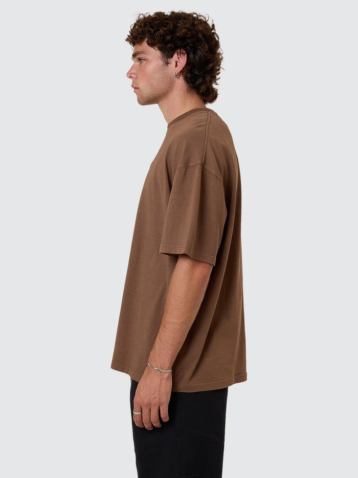 Superior Thrills Box Fit Oversize Tee - Trader Brown XS