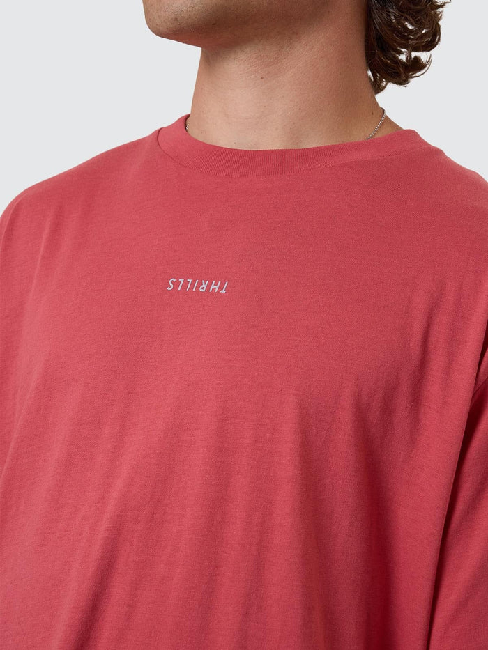 Minimal Thrills Merch Fit Tee - Redwood XS